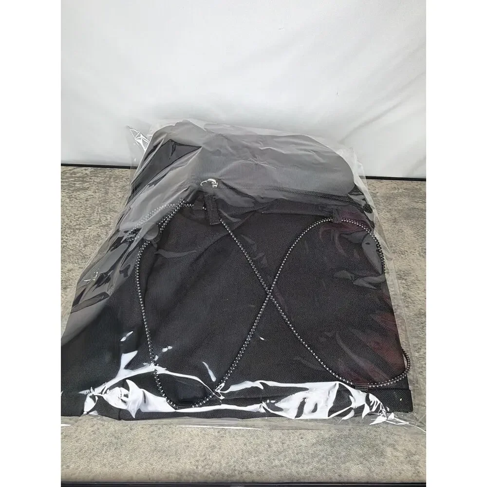 Gym Bag with Shoe Compartment, Sports Duffle Bag, Weekend Overnight- Black